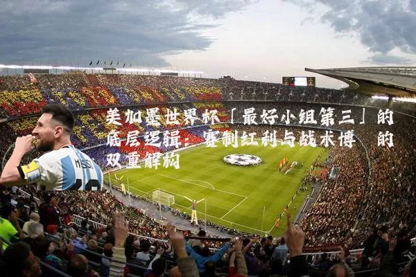 美加墨世界杯「最好小组第三」的底层逻辑:赛制红利与战术博弈的双重解构
